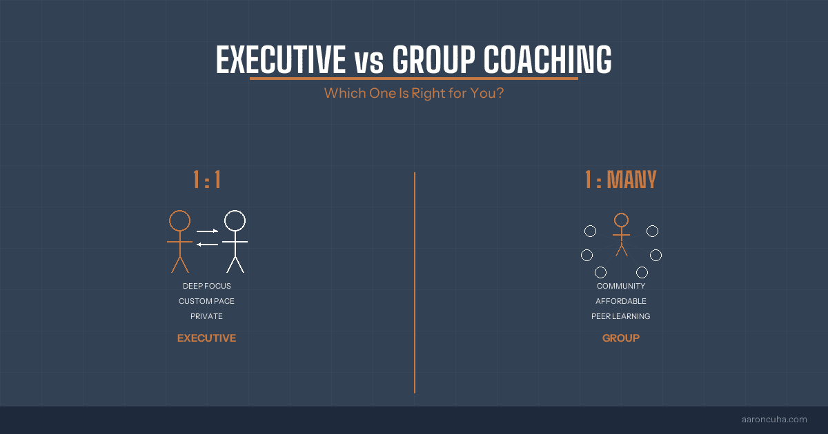 Executive Coaching vs Group Coaching: Which Is Right for You?
