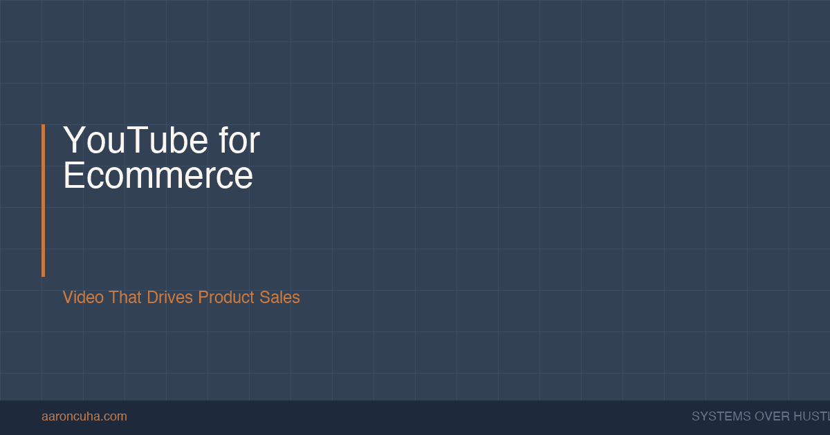 YouTube for Ecommerce: How to Drive Sales With Video Marketing