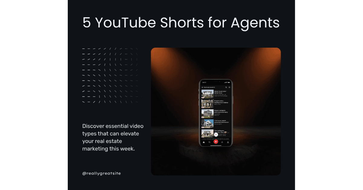 5 YouTube Shorts Every Real Estate Agent Should Post This Week