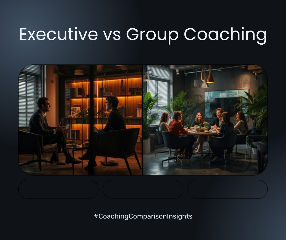 Executive vs Group Coaching Comparison