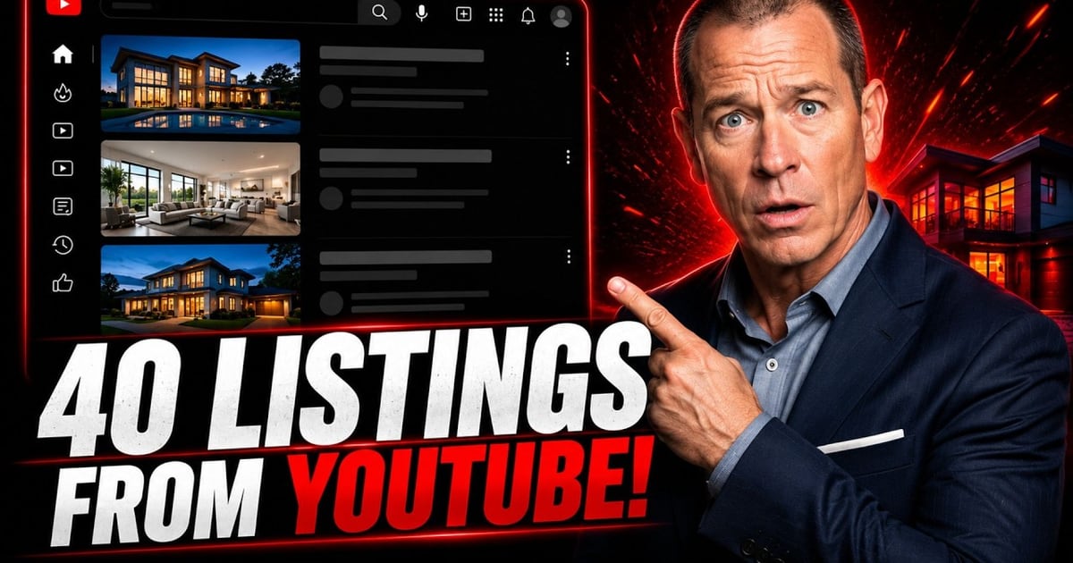 Why real estate agents fail at YouTube while filming a property tour