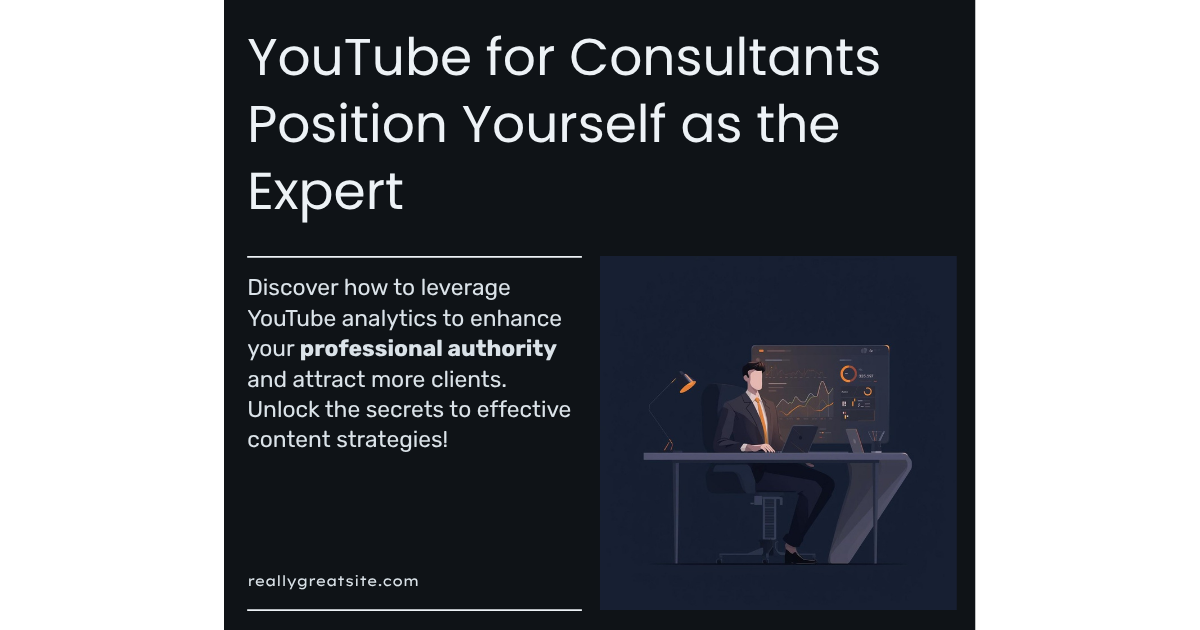YouTube positioning diagram for consultants showing viewers becoming clients