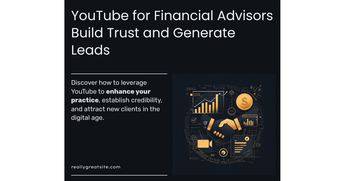Trust authority and leads triangle for financial advisor YouTube strategy