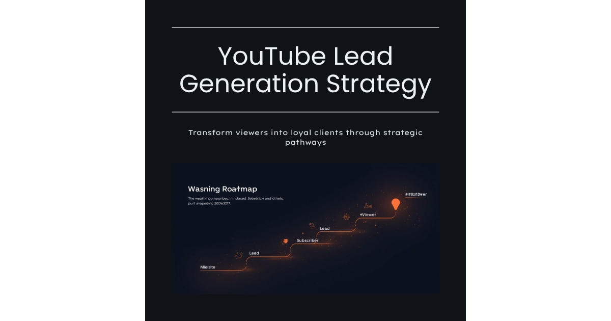 YouTube lead generation funnel from awareness to client conversion